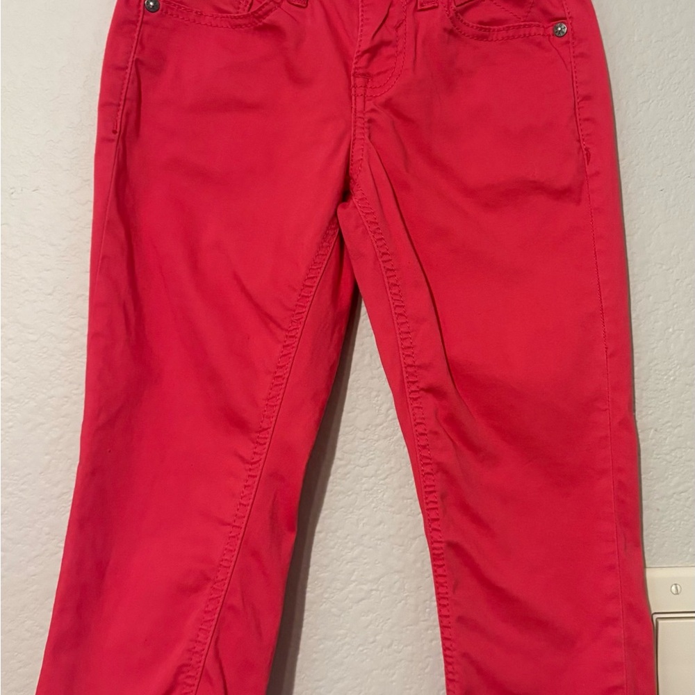 Girl’s Vigoss “Jagger” Capri Pants Pink Magenta Size 8